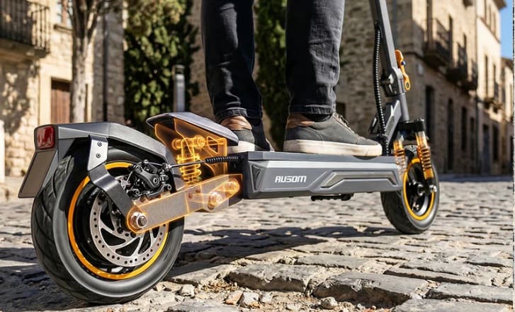 Ausom K20 avis : trottinette commuter 48V avec 70 km d’autonomie