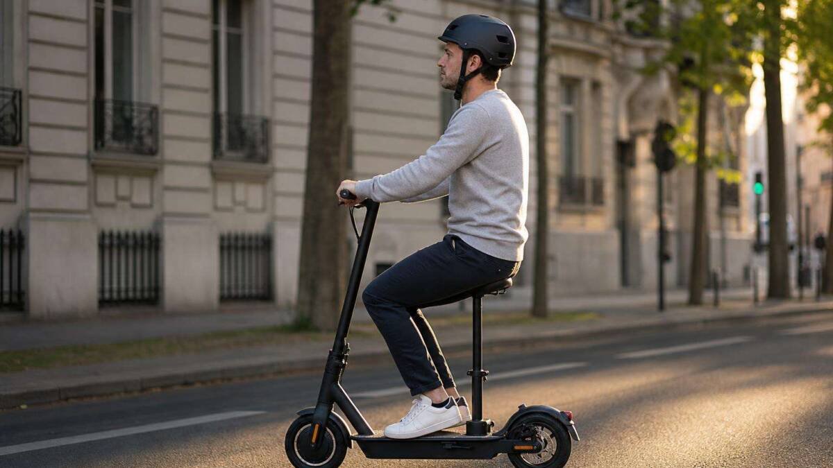 trottinette électrique avec siège