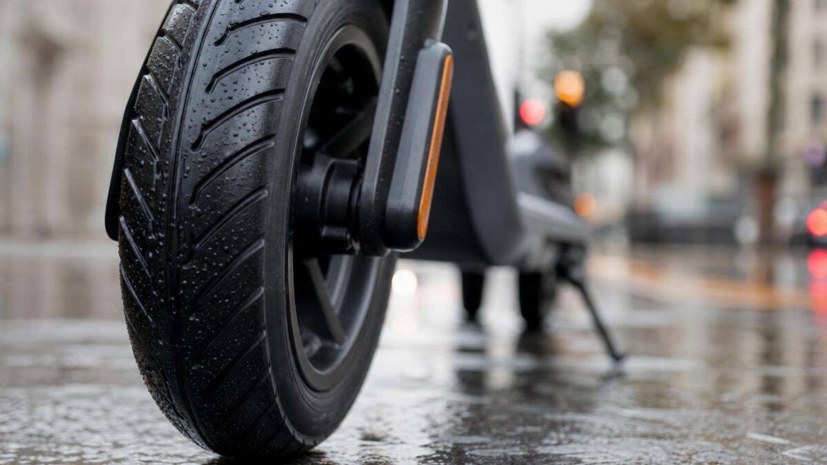 trottinette électrique pluie